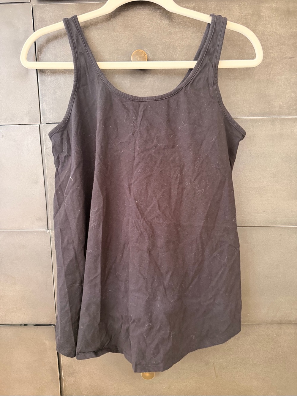 ASOS maternity Black Scoop Neck Tank Top